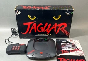Atari Jaguar System Console In Box Tested Working - Picture 1 of 2