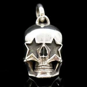 Anhänger "BIG STAR SKULL" 925er Silber 25 x 40 x 50 mm NEU - Bild 1 von 7