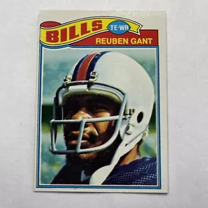 Tarjeta de fútbol americano 1977 Topps Reuben Gant Buffalo Bills #489 - Imagen 1 de 2