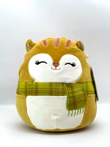 Malvaviscos Kellytoy Escuadrón de Cosecha Erin la Ardilla Con Bufanda 7.5 pulgadas Nuevo con Etiquetas - Imagen 1 de 9