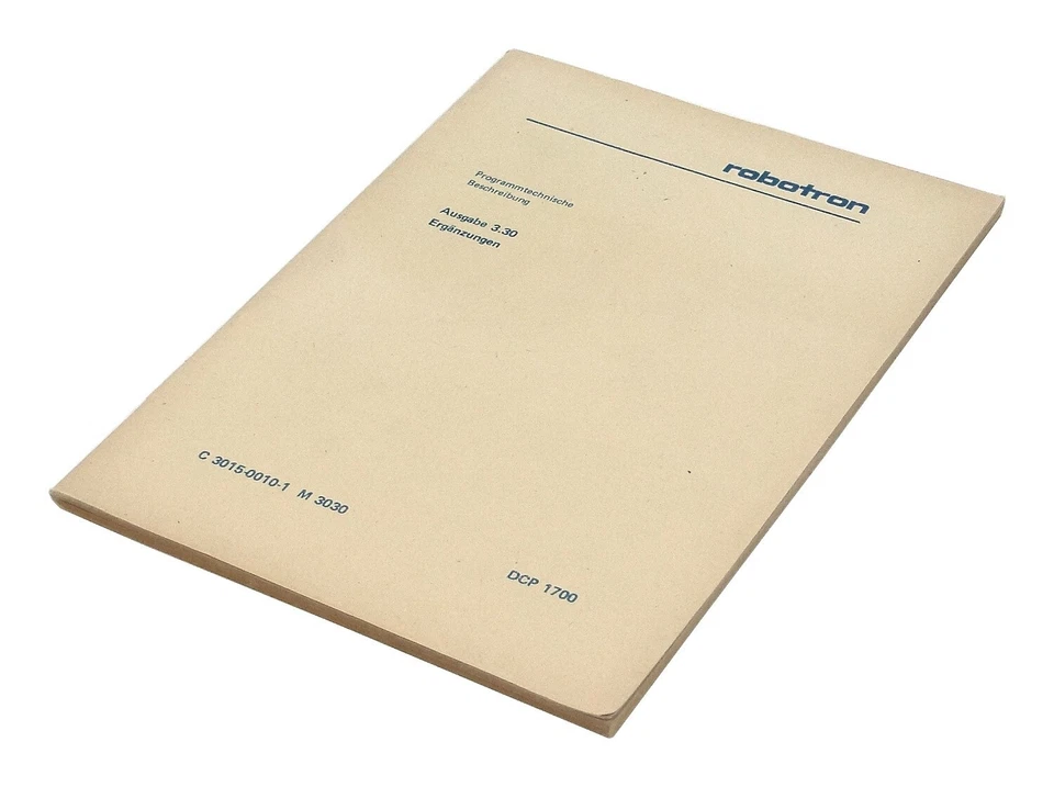 Beschreibung ERGÄNZUNGEN DCP 1700 wohl für PC A 7150 von Robotron aus der DDR - Bild 1 von 1