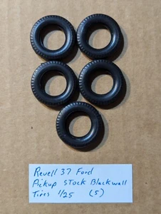 ¡Los neumáticos Revell 37 Ford Truck Stock Blackwall nuevos sin usar! 1/25 - Imagen 1 de 2