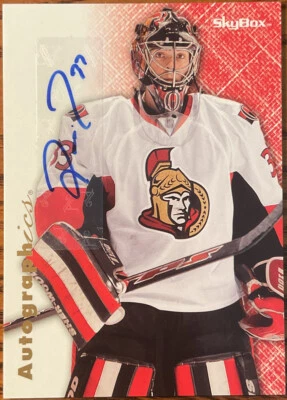 2012-13 Fleer Retro Autographics 1996-97 Pascal Leclaire #96-PL Ottawa Senators - Image 1 of 2