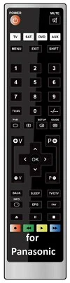 R/Control for PANASONIC TV Models:TH-L36G10E ,TH-L36G20E,TH-L36G20ES,TH-L36G20EW - Image 1 of 4