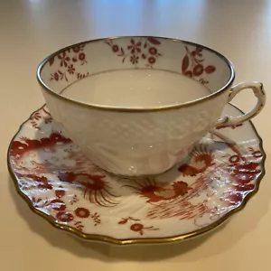 RICHARD GINORI ROUGE de DUCHA TAZA DE TÉ/PLATILLO, ¡NUEVO! - Imagen 1 de 8
