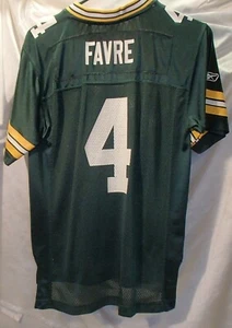 Camiseta de fútbol juvenil Brett Favre Green Bay Packers Reebok verde talla L niños - Imagen 1 de 3