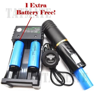Black 2021 Wireless Tattoo Pen Machine! 3 Replaceable GRIPS & BATTERIES 8-10HRS - Picture 1 of 7