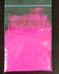 Pink Neon Fluorescent Mica Pigment Powder 3g-150g Resin Art, Nail Art - Picture 1 of 1