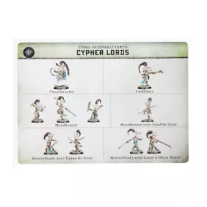 WCAJ42 CARTE APTITUDES CYPHER LORDS WARCRY WARHAMMER AOS BITZ - Picture 1 of 8