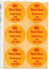 British Railways - BR - Luggage Label (117) - Red Star Delivery by 9.00 x 6  