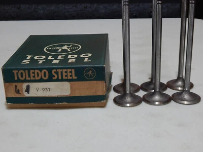 ВПУСКНЫЕ КЛАПАНЫ TRW V937 1937-1954 PONTIAC ВСЕ МОДЕЛИ INL 6 OEM #499610 НАБОР ИЗ 6 - Изображение 1 из 4