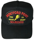 MONTFORD POINT MARINES HAT - BLACK - Veteran Owned Business