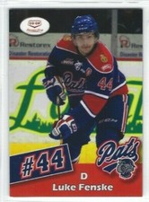 2012-13 Regina Pats (WHL) Luke Fenske