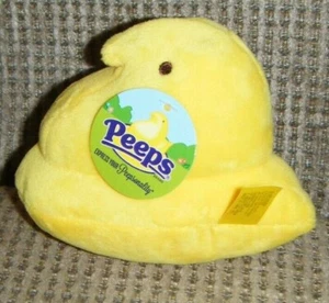 GELBE CHICK PEEPS OSTERN PLÜSCH Just Born Sitzsack Neu mit Etikett - Bild 1 von 1