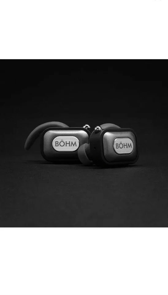 Fones de ouvido Bohm S10 sem fio/bluetooth - Preto/prata #B4 - Imagem 1 de 4