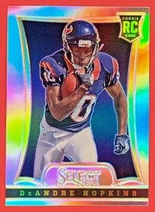 DEANDRE HOPKINS RC 2013 Panini SELECT "SILVER PRIZM" HOLO Card # 176 SSP - Bild 1 von 2