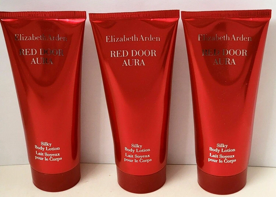 Лосьон для тела Elizabeth Arden RED DOOR AURA Luminous Silky 3,3 жидких унции (3 упаковки) - Изображение 1 из 3