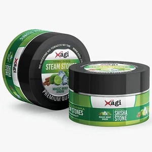 100G - XAGI MAGIC MINT SNOW SHISHA HOOKAH STEAM STONES - *FAST DELIVERY* - Picture 1 of 4