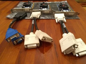 amd radeon hd 6350 pcie ati 102-c09003 graphics video card c090 (2) DVI cable - Picture 1 of 2