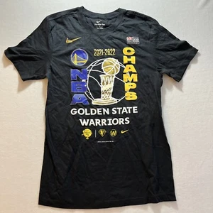 Nike Golden State Warriors Men's Small T Shirt NBA Champs Black Locker Room New - Picture 1 of 7