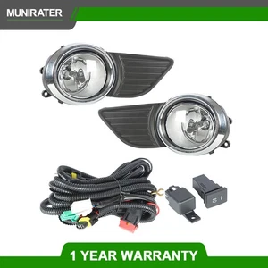 Pair of Bumper Fog Driving Light Lamp w/Switch Bulb For 2011-2017 Toyota Sienna - Picture 1 of 12