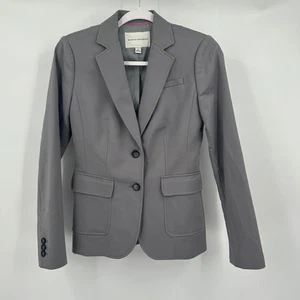 Banana Republic Womens Old Money Blazer Size 0 Modern Workwear Minimalist - Picture 1 of 10