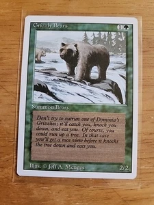 Grizzly Bears - Revised - MTG Magic - Common - Green Creature - Picture 1 of 1