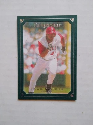 2007 UD Masterpieces Howie Kendrick Green Linen - Image 1 of 2