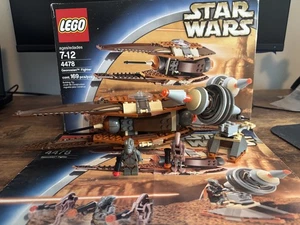 Lego Star Wars: Geonosian Fighter 4478 sw0061 sw0062 with Box & Instructions  - Picture 1 of 5