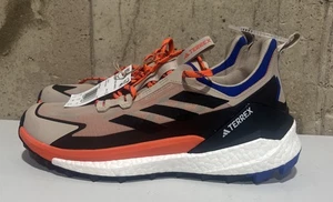 Adidas Terrex Free Hiker 2.0 scarpe da trekking basse beige arancione blu IH3543 taglia 9,5 - Foto 1 di 5