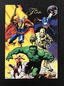 Flair Marvel Annual #11 Avengers 1994 - Foto 1 di 2