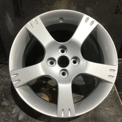 Rueda Miata 64872 2002-2003 16 x 6-1/2 5 radios 2 hoyuelos plata pintado 99654565 Foto 1 de 4