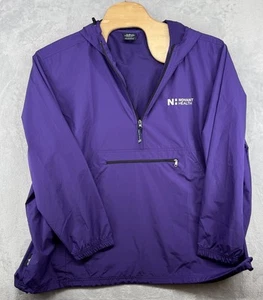 Giacca a vento Charles River Novant Health viola 1/4 zip uomo taglia 3XL - Foto 1 di 5