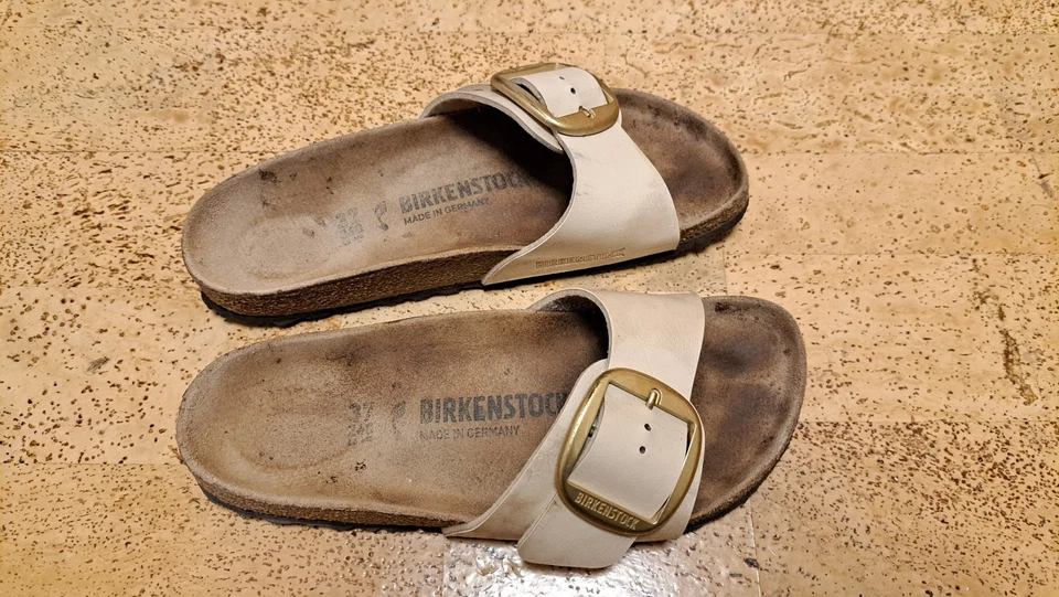 Birkenstock Madrid Big Buckle Graceful Pearl White (EU 37), wie neu - Bild 1 von 4