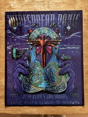 Póster de Nochevieja de Teatro Panic Fox 1997-1998 generalizado. Raro. Foto 1 de 4