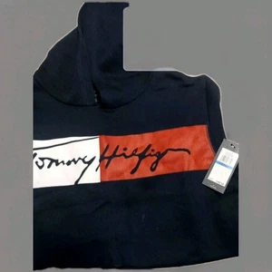 Tommy Hilfiger, Boy’s Size 16/18, XLarge Hoodie, Navy Blue New. Msrp $49.00 - Picture 1 of 1