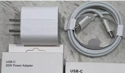 Original USB-C Fast Charger For iPhone 16 15 Pro Max Universal Type C W/Adapter - Image 1 of 4