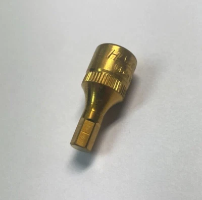 HAZET 8501-5 Socket, Hex, 5mm, 1/4" Drive, bit 12mm Long, overall 28mm. - Image 1 of 2