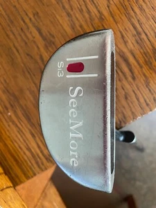 SeeMore Si3 Matte Black Heel-Shafted Putter 35" RH - Picture 1 of 6