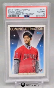 Shohei Ohtani Rookie RC 2018 Topps Archives C-Attraction #CA-1 PSA Gem MINT 10 - Picture 1 of 2