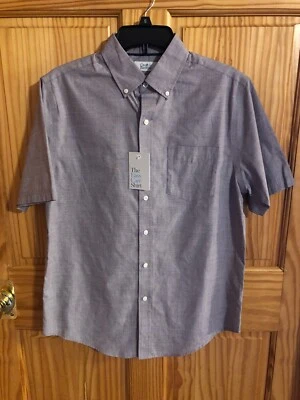 Croft & Barrow Button Down Shirt Burgundy Small Mens $36 (s-blk-13-34) - Image 1 of 4