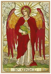 Archangel Uriel by Powell & Sons Counted Cross Stitch Pattern - Picture 1 of 1