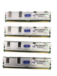 Lot Of 4 ATP AP28K72S8BHE6S 1024MB Server Ram FBDIMM-667 - Picture 1 of 1