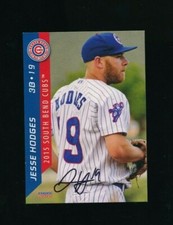 2015 South Bend Cubs Choice #16 Jesse Hodges signed autograph SWSW6