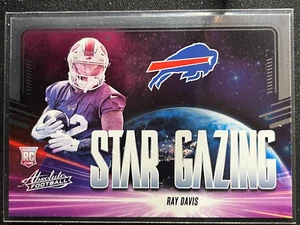 2024 Panini Absolute - Ray Davis Star Gazing #SG-RDS RC Bills - Picture 1 of 2