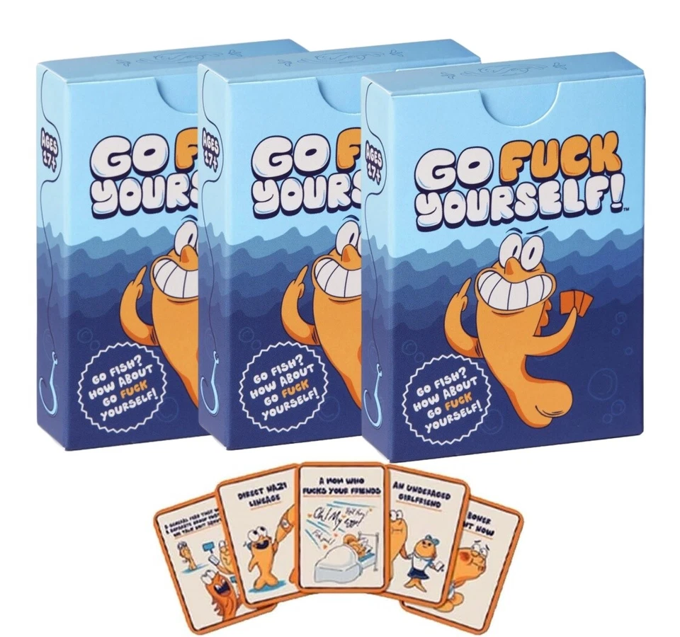 Go Fuc Yourself The Adult Go Fish Game You've Always Wanted Hilarious Card Game - image 1 of 4