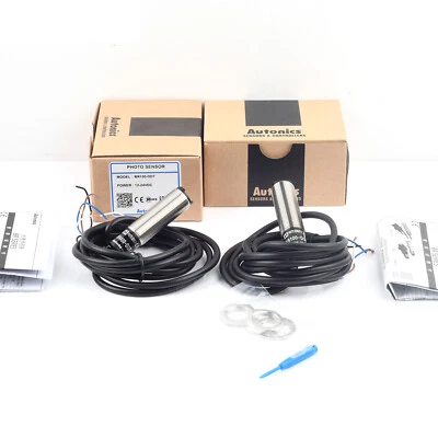 Autonics BR400-DDT Photoelectric Sensors Cylindrical Type NPN New 1PCS ✦KD - Image 1 of 4