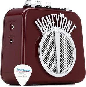 N10B Honey Tone Mini Amp in Burgundy - Picture 1 of 12