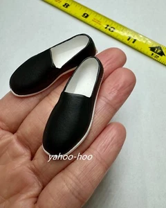 1/6 Scale Black Shoes For 12" Male Action Figure Doll Accessory - Picture 1 of 2