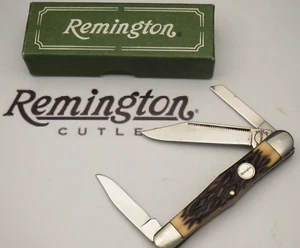 REMINGTON USA R-14 Swell-Center Whittling Knife Made by Camillus 1990's - MINT - Picture 1 of 13